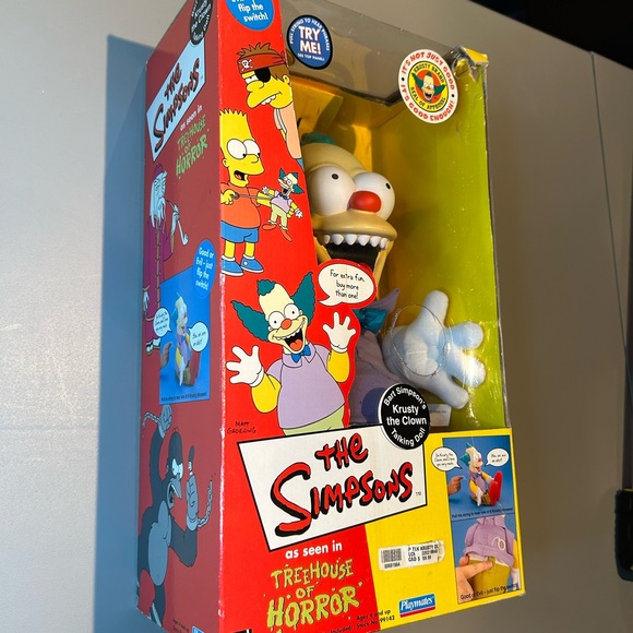 The Simpsons Krusty the Clown Talking Doll Treehouse of Horror Y2K Rare - Picture 14 of 16